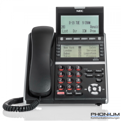 NEC UNIVERGE SV9100 Systemtelefon DTZ-8LD (BK)